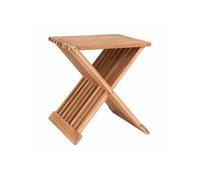 Tabouret en teck ERTO 45 cm Marron