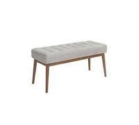 Tabouret en tissu gris foncé 5107C, 100 x 40 x 45