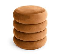 Tabouret en velours avec rangement 42 cm SNUGGO Cuivre