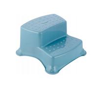 keeeper Tabouret marchepied Igor Pure - à 2 marches, antidérapant, 40×37×21 cm, Bleu (Nordic Blue)