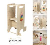 Tabouret enfant - Couleur originale - Tour Apprentissage bébé - QUIIENCLEE - apprentissage bébé