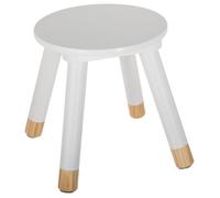 Tabouret Enfant Design "Douceur" 26cm Blanc