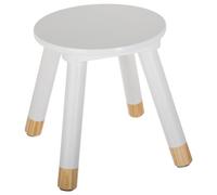 Tabouret enfant "Douceur" - blanc H 27 cm - Atmosphera créateur d'intérieur