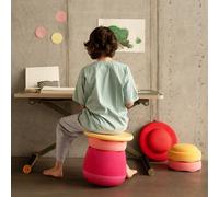 Tabouret enfant modulaire Base pink