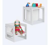 Tabouret enfant réversible, chaise enfant, table enfant, chaise bébé, set de 2
