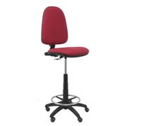 Tabouret ergonomique Ayna - PIQUERAS Y CRESPO - Modèle Ayna - Marron - Tissu - Roues de parquet