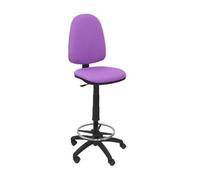 Tabouret Ergonomique Ayna - Piqueras Y Crespo - Réglable En Hauteur - Anneau Repose-Pieds - Tissu Bali Lilas Violet