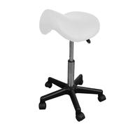 Vivezen - Tabouret Ergonomique, Selle de Cheval à roulettes réglable en Hauteur de 49.5 à 68 cm et pivotable à 360° - 4 Coloris