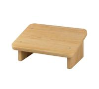 Tabouret Ergonomique For Sous Les Bureaux, Repose-pieds En Bois Avec Angle D'inclinaison De 20 °, Antidérapant For Canapés, Empêche Jambes Croisées D'améliorer La Posture(Color-1,40x24x15cm)