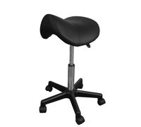 Vivezen Tabouret ergonomique selle de cheval à roulettes réglable 49,5–68 cm pivot 360° – 4 coloris