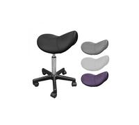 Vivezen Tabouret ergonomique selle de cheval à roulettes réglable 49,5–68 cm pivot 360° – 4 coloris