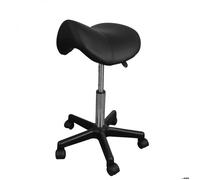 Vivezen Tabouret ergonomique selle de cheval à roulettes réglable 49,5–68 cm pivot 360° – 4 coloris