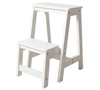 Tabouret escabeau Pliable, Banc à Chaussures, Chaise d'escalier, échelle en Bois à 2 marches, antidérapant et Multifonctionnel, idéal pour bibliothèque, Chambre ou Salon. Facile à