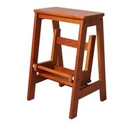 Tabouret escabeau Pliable, Banc à Chaussures, Chaise d'escalier, échelle en Bois à 2 marches, antidérapant et Multifonctionnel, idéal pour bibliothèque, Chambre ou Salon. Facile à