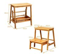 Tabouret escabeau pliant en bois 45 x 51 x 48 cm