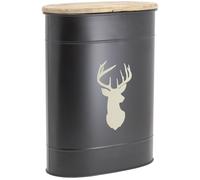 Tabouret et Seau à pellets en métal