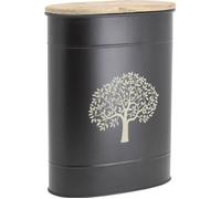 Tabouret et seau à pellets en métal