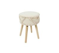 Tabouret ethnique pieds bois Mirage