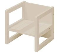 Tabouret Évolutif Enfant - Roba - 3 Hauteurs - Style Campagne - Beige / Cachemire Beige