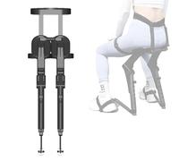 Tabouret exosquelette réglable invisible, siège léger et ergonomique pour les voyages et les trajets en métro, supporte 127 kg