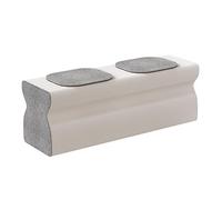 Tabouret-Fauteuil en Papier Accordéon - Siège Nid d'abeille Polyvalent se Transforme en Table Basse, Banc ou Repose-Pieds - Mobilier Gain de Place pour Maison, Cuisine,White-37.5×31×120cm
