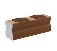 Tabouret-Fauteuil en Papier Accordéon - Siège Nid d'abeille Polyvalent se Transforme en Table Basse, Banc ou Repose-Pieds - Mobilier Gain de Place pour Maison, Cuisine,Brown-43×37×120cm