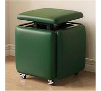 Tabouret gigogne multifonctionnel avec roulettes, ottomane cube empilable pour canapé, repose-pieds et solutions de siège créatives
