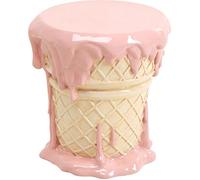 Tabouret glace 38cm fraise Kare Design
