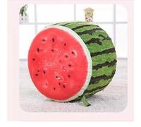 Tabouret Gonflable Épais En Coton, Housse En Peluche De Dessin Animé, Pouf De Fruits 3d, Jolis Tabourets Gonflables, Cadeau D'anniversaire