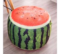 Tabouret Gonflable Épais En Coton Pour Enfant,Couverture En Peluche 3d,Fruit,Pouf,Chaise,Coussin,Piste,Portable,1 Pièce - Type Watermelon