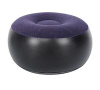 Tabouret Gonflable Portable Ottoman Yoga Ball Chaise Gonflable Repose-Pieds Tabouret, PVC Violet 20,5 X 7,9" pour Patios D'arrière-Cour Petit Appartement