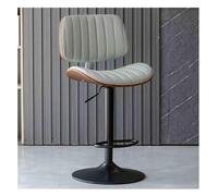 Tabouret Haut, chaises de Bar pivotantes réglables en Hauteur, Dossier Design, Tabouret de Bar, comptoir élévateur for la Maison, tabourets européens(Gris)