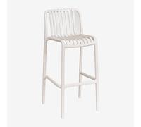 Tabouret haut empilable Wendell Tapioca Beige ?77 cm