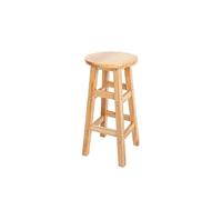 Tabouret haut en bois massif - Chaise de salle à manger élégante pour salon et restaurant, parfait pour les zones d'attente et les tables de salle à manger