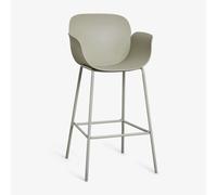 Tabouret haut en polypropylène et acier Lynette Vert Bambou ¿75 cm