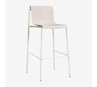 Tabouret haut en polypropylène Ismene Blanc de Pierre ¿75 cm
