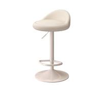 Tabouret Haut Ergonomique Bureau Hauteur Réglable 60-80 cm Tabouret Reglable Coiffeuse Tabourets de Coiffure 8 Couleurs Disponibles pour Salon de Manucure Bureaux Cuisine(White)
