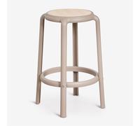 Tabouret haut Omara Moka Brown ¿75 cm