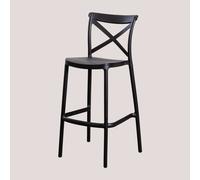 Tabouret haut Otax Noir ?75 cm