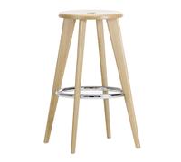 Tabouret Haut Prouvé - Tabouret de bar foot rest chromed