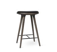 Mater High Stool Tabouret de Bar Circa Chêne Teinté Gris 69cm