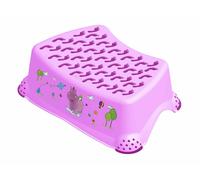 Tabouret Hippo Lilas Décoré 27x14x41 CM Okt
