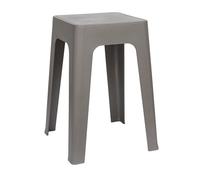Toilinux.com Lot de 6 tabourets empilables Spectra - Gris
