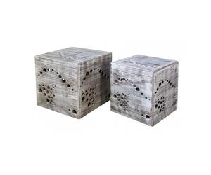 Tabouret homestyle4u marron