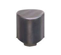 Tabouret Hwc-L74, Tabouret En Bois, Bois Certifié Mvg Industrial, Aspect Métal Brossé Multicolore