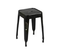 AltoBuy TOLGA - Tabouret Industriel Noir Aspect Vieilli