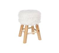 Atmosphera - Tabouret Instant Nature - Blanc Blanc G