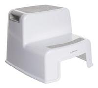 Tabouret marchepied 2 Up antidérapant et texturé - Jusqu'à 80 kg petits et adultes - Gris Gris G