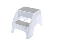 Tabouret marchepied antidérapant et texturé - Jusqu'à 135 kg - Gris