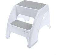 Tabouret marchepied antidérapant et texturé - Jusqu'à 135 kg - Gris Gris G
